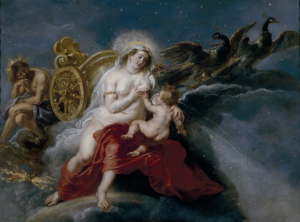 Birth of the Milky Way, Mythology