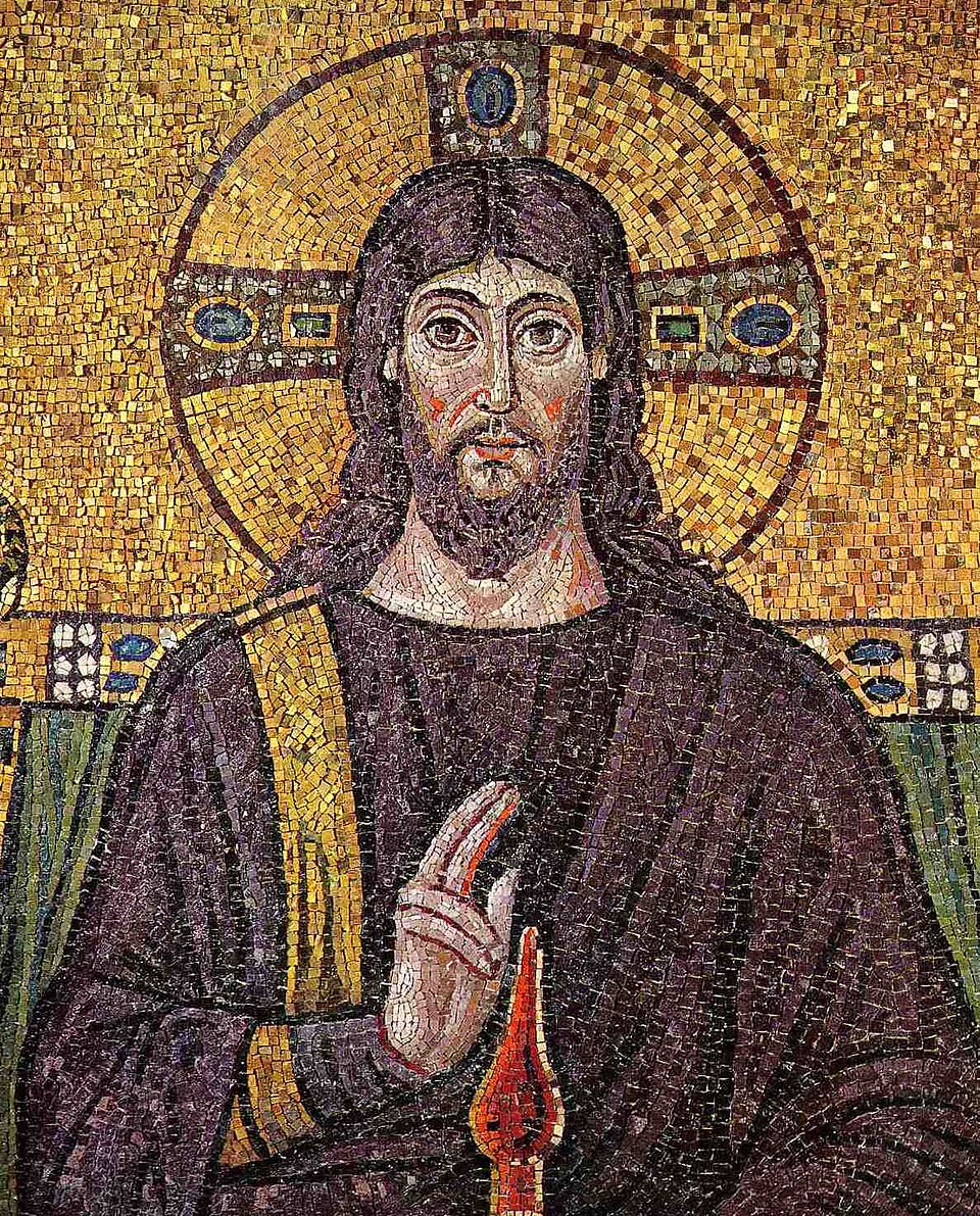 Christ mosaic, Religion